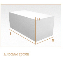 Газобетонный блок ГРАС D400, 600x250x300 мм