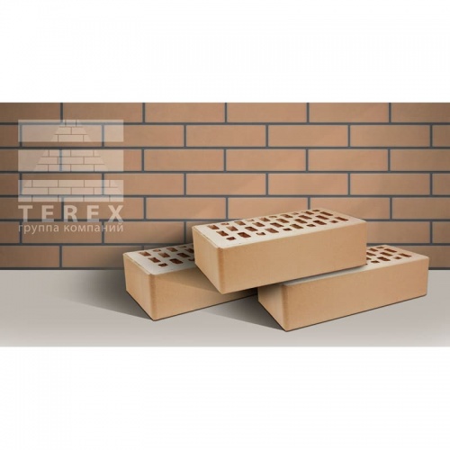 Кирпич TEREX одинарный (солома)